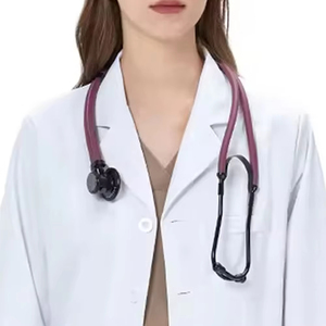 Customized Women's Medical Scrubs Coats Hospital Nursing Uniforms with Lab Coat for Women - Product Image 4