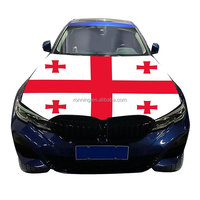Drapeaux tout pays personnalisables sur mâts de drapeau en fibre de verre de taille réglable drapeau de couverture de capot de voiture de Palestine imprimé numériquement