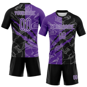 Tenue de sport légère pour le volley-ball, ensemble d'uniformes de volley-ball sublimés à manches courtes en polyester pour hommes, best-seller - Product Image 1