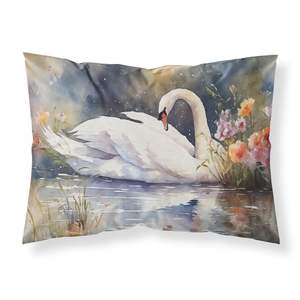 ปลอกหมอนอิงมาตรฐานรูปหงส์น้ำหนักเบานุ่มพิเศษดูแลรักษาง่าย - Product Image 1