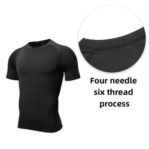 Camiseta de Compresión para Entrenamiento Masculino, Fabricante de Ropa Deportiva Ajustada, Diseño Personalizado al por Mayor - Product Image 4