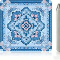 Tapis de table de mahjong 80 cm imprimé fleurs de cerisier, surface carrée pliable pour clubs de jeux, événements, location, vente en gros CRD