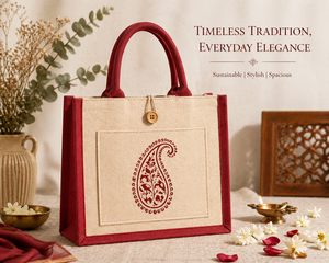 Dual Color Laminated Jute Tote <b>Bag</b> Eco Friendly Reusable Shopping <b>Bag</b> Custom Logo Printed Promotional <b>Gift</b> <b>Bag</b> Rope Button - Product Image 3