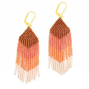 Pendientes de cristal de lujo, modernos y de la mejor calidad para mujer, con cuentas y adornos para las orejas, de la India. - Product Image 1