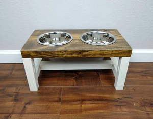 Comedero Elevado Ajustable de Bambú para Mascotas Pequeñas, Perros y Gatos, con Soporte para Facilitar el Acceso a la Comida y el Agua - Product Image 4