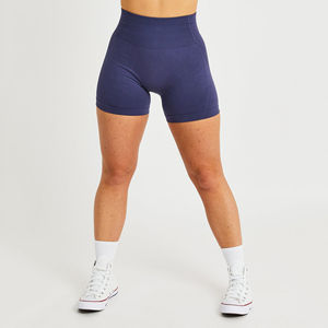 Shorts de yoga taille haute pour femmes, respirants, pour la course et l'entraînement en salle de sport, en Spandex/Polyester, coupe ajustée, avec ceinture personnalisable, style cycliste, service OEM - Product Image 2