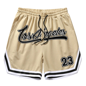 Shorts de basket-ball sur mesure OEM pour hommes, double couche en mesh, impression par sublimation, uniforme d'équipe de basket-ball - Product Image 1