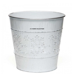 Article le plus vendu : Seau de Noël en métal galvanisé vierge pour sublimation, avec poignée en bois, formes ovales - Product Image 3