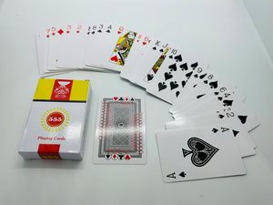 Jeu de cartes à jouer marquées Magic Trick 555 (plastique rouge) |   Cartes magiques espionnes pour débutants avec dos secret |   Magiciens - Product Image 4
