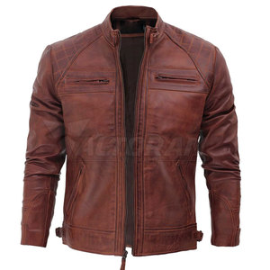 Men Leather <b>Jacket</b> <b>Travel</b> Wear Men Leather <b>Jacket</b> Minimal Style Men Leather <b>Jacket</b> Clean Look Fashion - Product Image 3