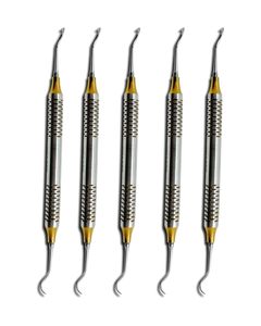 Raspador Periodontal Tipo Sierra Montana Jack – Instrumento Dental de Acero Inoxidable de Doble Punta y Contra-ángulo para Uso Profesional - Product Image 1