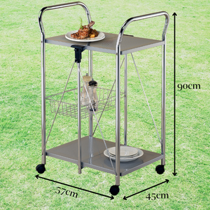 Muestra Gratuita de Carro de Cocina Comercial de Metal Ligero con Capacidad de 10 kg para Uso en Muebles de Cocina - Product Image 2