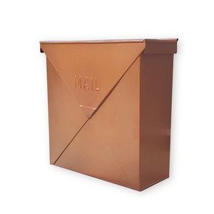 Buzón de Correo Decorativo de Cobre de Primera Calidad, Buzón de Correo de Cobre Vintage Hecho a Mano, Buzón de Correo de Pared para Exteriores - Product Image 2