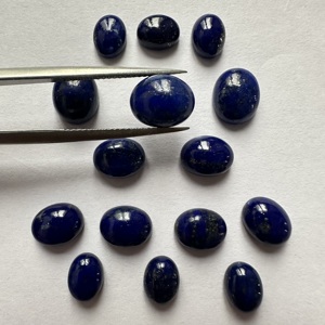 Piedras de Lapislázuli Natural Ovaladas, Calidad AAA, Pulidas a Mano, de 3x5mm a 13x18mm, Venta Caliente - Product Image 1