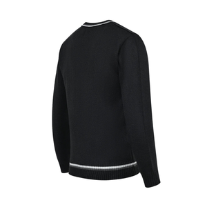 Suéter de Punto Trenzado con Cuello en V para Hombre, Manga Larga, Suave, Transpirable, de Secado Rápido, Cortavientos, Ligero, Informal, para Invierno, Oficina, Estilo Elegante - Product Image 2