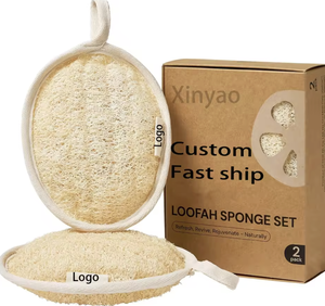 Natural Loofah Bath Glove Exfoliating Body Scrubber Eco Friendly <b>Shower</b> Mitt Biodegradable Spa Bath <b>Accessory</b> - Product Image 2