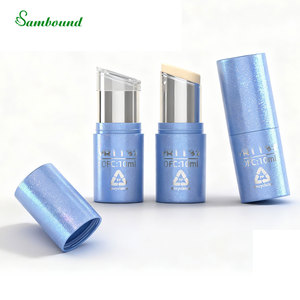 Emballage cosmétique rotatif haut de gamme, tubes de parfum solide inclinables personnalisés 5G 10G 15G, tubes de blush en plastique PP, OEM - Product Image 1