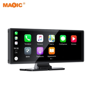 10,26 pulgadas portátil inalámbrico Carplay pantalla táctil coche estéreo coche Monitor de coche con inalámbrico <span class=keywords><strong>Android</strong></span> Auto Apple Carplay - Product Image 1