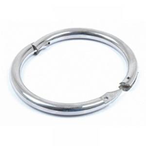 Anneau de nez réglable en acier inoxydable professionnel et réutilisable pour la manipulation du bétail et l'utilisation vétérinaire dans les fermes bovines - Product Image 2