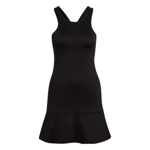 Vestido de Tenis Negro para Mujer, Falda Deportiva de Poliéster, Ropa para Entrenamiento Atlético, Ropa Deportiva de Alto Rendimiento - Product Image 1
