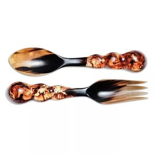 Unique Designer Manufacturer Finished Resin Serving Spoon New Kitchen Accessories Flatware Dinnerware Tableware Cutlery Set - Product Image 1