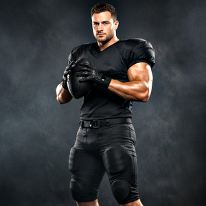 Conjunto de Uniforme de Fútbol Americano de Moda en Color Negro, Calidad Premium, Ropa Deportiva Transpirable a Precio de Mayoreo - Product Image 4