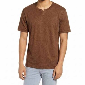 Camiseta de Manga Corta para Hombre, Color Verde Menta, Cuello Redondo, Corte Regular, Informal, 100% Algodón Jersey, Color Sólido en la Parte Delantera, Ecológica - Product Image 5