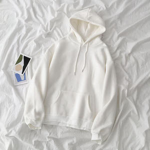 Sudadera con Capucha de Alta Calidad para Invierno, Gruesa, 100% Algodón, Cuello Redondo, Hombros Caídos, Sin Cordones, Talla Grande para Hombre - Product Image 5