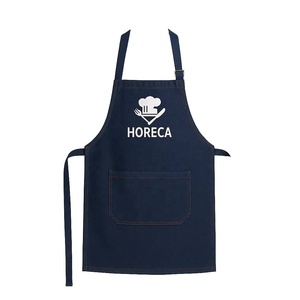 Tablier de cuisine unisexe en jean à manches courtes avec logo personnalisé de haute qualité pour chef, restaurant, fabricant OEM ODM, vente en gros - Product Image 2
