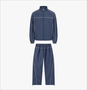 Ensemble de survêtement réfléchissant coupe-vent streetwear pour la course à pied avec logo personnalisé - Product Image 5