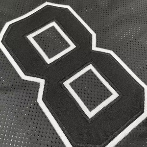 High Quality Men Casual Streetwear T-Shirt Fashionable Boxy Fit Mesh Custom Logo 100% Poly Oversized T shirts with <b>puff</b> printing - Product Image 3