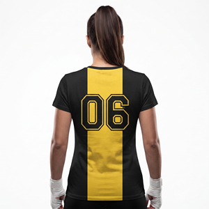 Camiseta de Boxeo Personalizada para Mujer, Camiseta Deportiva con Logotipo Personalizado, Camiseta de Boxeo de Manga Corta para Mujer - Product Image 2