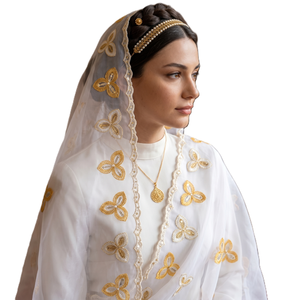 Wholesale African Women Chiffon Hijab Shawl Floral Rhinestone Embroidered Soft Lightweight Breathable Long Summer Daily Wear - Product Image 1