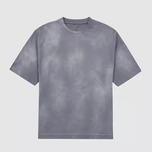 เสื้อยืดวินเทจผู้ชายแบบย้อมสีเอซิด ลดราคาสุดคุ้ม ปรับแต่งได้ 100% ผ้าฝ้าย แขนยาว ทรงโอเวอร์ไซส์  แบบเรียบ  ริงเกอร์  ผ้าไหมรักษ์โลก - Product Image 1