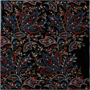 Velvet Embroidered Fabric For Abaya Kaftan Modest Wear Gulf UAE Designer Garment Textile Export Quality <b>Material</b> For Fashion Hub - Product Image 5