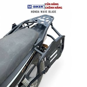 Porte-bagages arrière durable pour moto M-Biker avec garantie d'un an pour la série Wave - Product Image 1