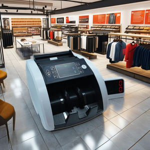 Machine à compter l'argent, détecteur de faux billets, détection multi-devises, billets polymères du Mozambique, LYD, CAD, USD, <span class=keywords><strong>EUR</strong></span>, compteur de valeur mixte - Product Image 1