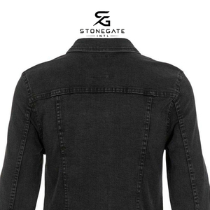Chaqueta Vaquera Vintage Versátil para Mujer, Manga Larga, Fabricación OEM para Marcas de Ropa Personalizada y Distribuidores Mayoristas de Moda 2026 - Product Image 3