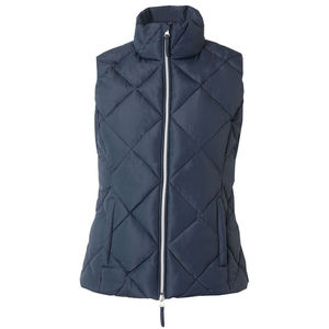 Vestes décontractées ultra-légères à col montant, gilet tricoté respirant et écologique, fermeture éclair, coupe-vent, rembourrage matelassé pour femme - Product Image 2