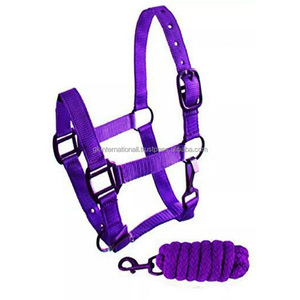 Cabestro de nailon con diseño personalizado, ligero y colorido, precio al por mayor de fábrica, productos de silla de montar de carreras de caballos, cabestro de nailon - Product Image 4