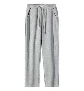 Pantalon de jogging en molleton de coton 380 g/m² avec logo personnalisé, taille élastique et coupe droite - Product Image 4