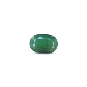 Natural Oval Cut Emerald Sapphire Loose Gemstone 4.8 Carat for Fine Jewelry - Product Image 1
