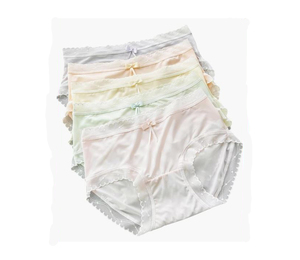 Lot de 3 Culottes Femme Taille Moyenne en Coton de Qualité Supérieure, Couleur Unie, Respirantes, Style Basique, Taille Adulte – Vente en Gros - Product Image 4