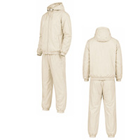 Ensemble coupe-vent personnalisé pour hommes, veste et pantalon légers en polyester, vêtements de sport pour la course et l'entraînement, fournisseur OEM ODM en gros