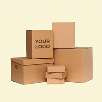 Boîtes en carton ondulé recyclables avec lamination mate et vernissage, écologiques, durables, personnalisées, pour déménagement, en matériaux recyclés