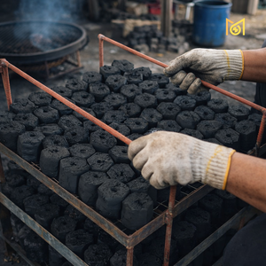 Charbon de coco hexagonal en vrac pour restaurants et traiteurs – Fournitures de barbecue - Product Image 2