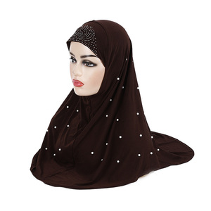 Hot Undercaps Couleur Assortie Avec Écharpe Mode Musulmane Hijabs Couleur Unie <span class=keywords><strong>Hijab</strong></span> Luxe <span class=keywords><strong>Hijab</strong></span> Musulm Al <span class=keywords><strong>Por</strong></span> Mayor - Product Image 4