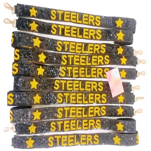 Latest Indian Handcrafted Beaded <b>Headbands</b> with <b>Sequins</b> Fashion Bag Straps with Zipper Closure - Product Image 1