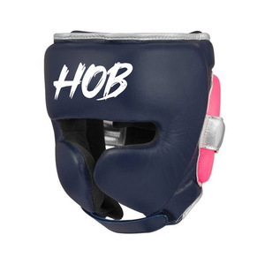 หมวกป้องกันศีรษะสำหรับชกมวย HOB หนัง PU ลายทาง ป้องกันศีรษะได้อย่างมีประสิทธิภาพ สำหรับผู้ใหญ่ทุกเพศ ปิดด้วยแถบตีนตุ๊กแก - Product Image 2