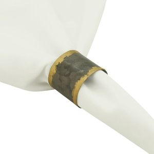 Anneau de serviette en métal fait main exclusif, conçu pour une expérience culinaire haut de gamme et une décoration raffinée - Product Image 3